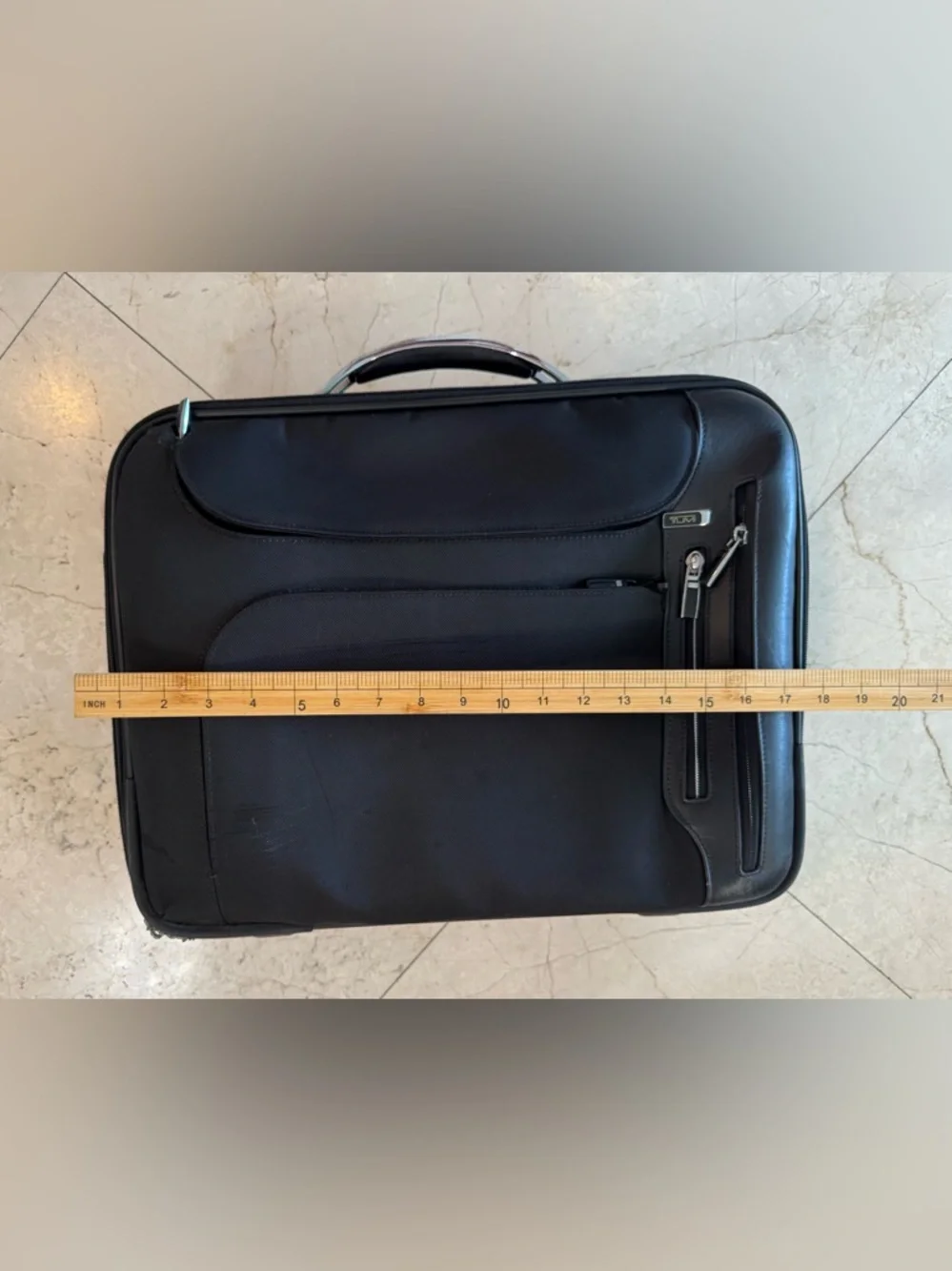 Tumi Black Rolling Briefcase Carry-On